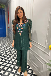 Floral Work Sequin Set